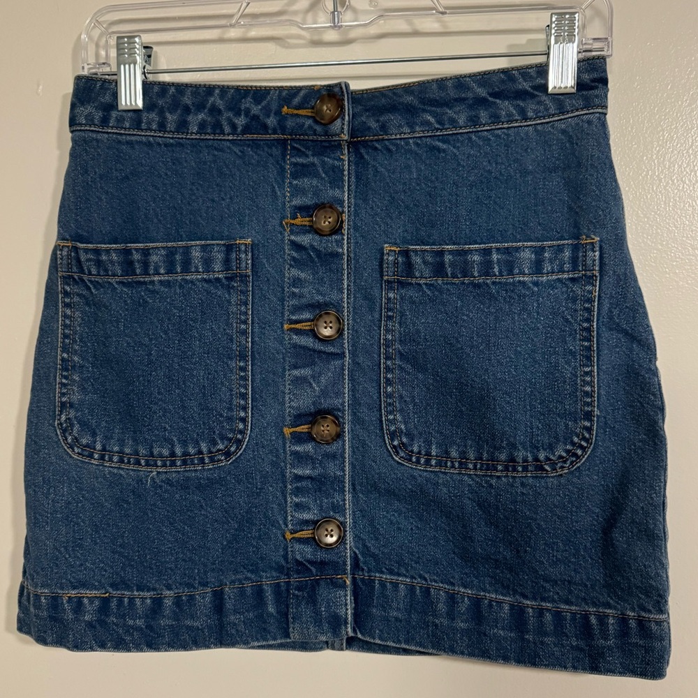 Free People Denim Mini Skirt (NWOT)